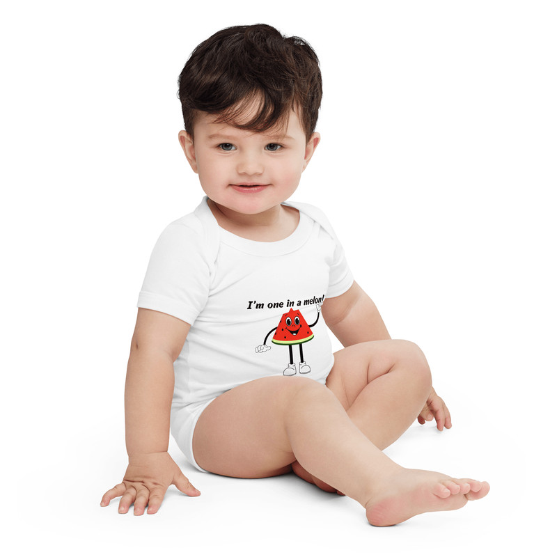 I M One In A Melon Baby Short Sleeve One Piece 0