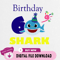 6th Birthday Shark Svg, Shark Birthday Svg, Shark Doo Doo Svg, Shark Kids Svg, Birthday Svg, Birthday Boy Svg Files, Cri.jpg