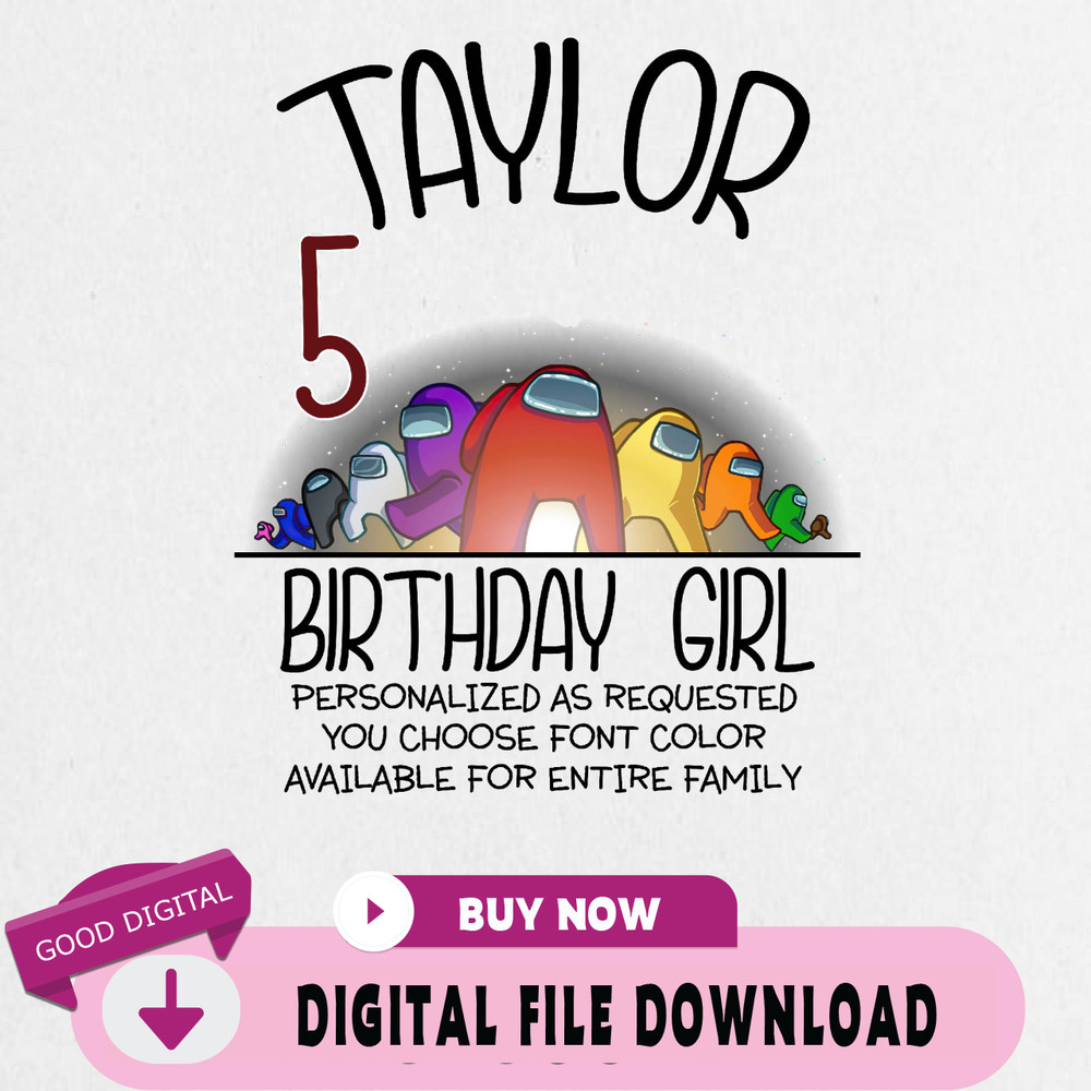 Among Us Bday Among Us Birthday Party Supplies Decorations Among Us Birthday Png For Boys Girls.jpg