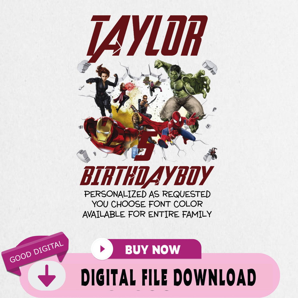 Avengers Png Birthday Png Birthday Boys Avengers Personalized Png Avengers Party Png.jpg