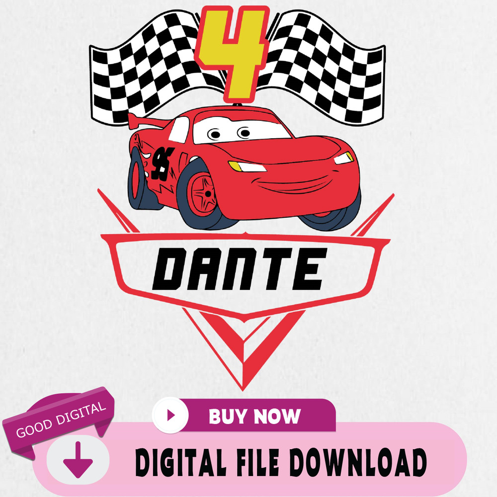 Cars Birthday Svg, Custom Family Matching Svg, Kids Party Svg, Personalized Name and Age Svg.jpg