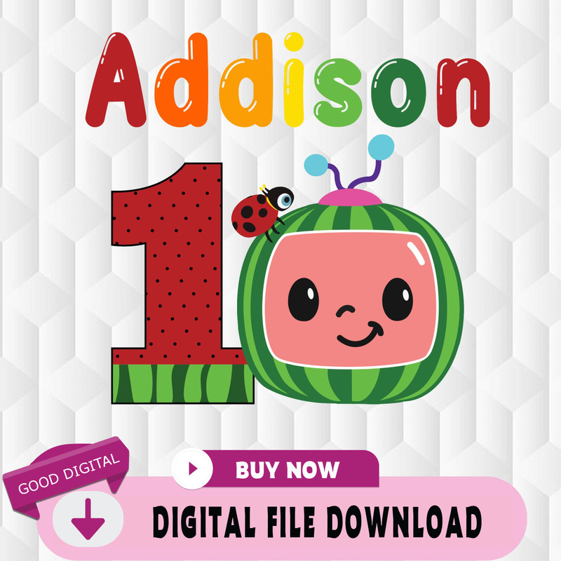 Cocomelon Custom Birthday Svg, Cocomelon 1st Birthday, Cocomelon Family Svg, Cocomelon 1st Svg, Cocomelon Party, Cocomel.jpg