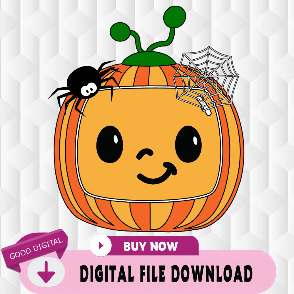 Cocomelon Happy Halloween Spooky Vibes Bats Svg, Digital Download, Sublimation Download.jpg