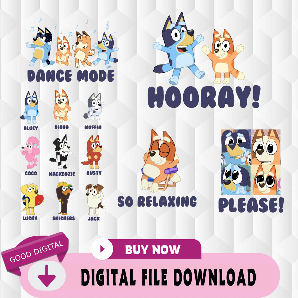 Custom Bluey Family Birthday Svg, Bluey Birthday Boy Svg, Bluey Birthday Girl Svg, Bluey Kids Party Svg, Birthday Girl S.jpg