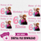 Elsa Anna Frozen Birthday Png, Custom Family Matching Png, Kids Party Png, Personalized Name and Age Png.jpg