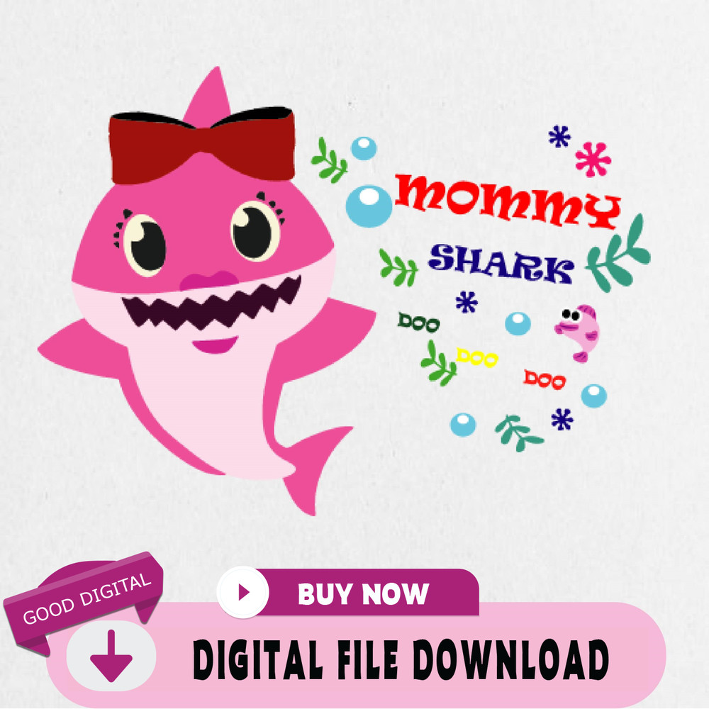 Mommy Shark Svg, Shark Svg, Shark Mommy Boy Svg, Shark Mommy Girl Svg, Shark do do do, Mommy Shirt Design, Silhouette, C.jpg