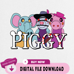 piggy bosses svg, piggy roblox svg, piggy svg, piggy horror roblox svg, roblox game svg, piggy ,birthday, happy birthday