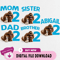 Secret Life of Pets Birthday Png, Custom Family Matching Png, Kids Party Png, Personalized Name and Age Png.jpg