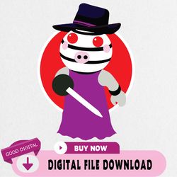 zizzy piggy svg, piggy roblox svg, piggy horror roblox svg, piggy svg, roblox game svg,birthday, happy birthday