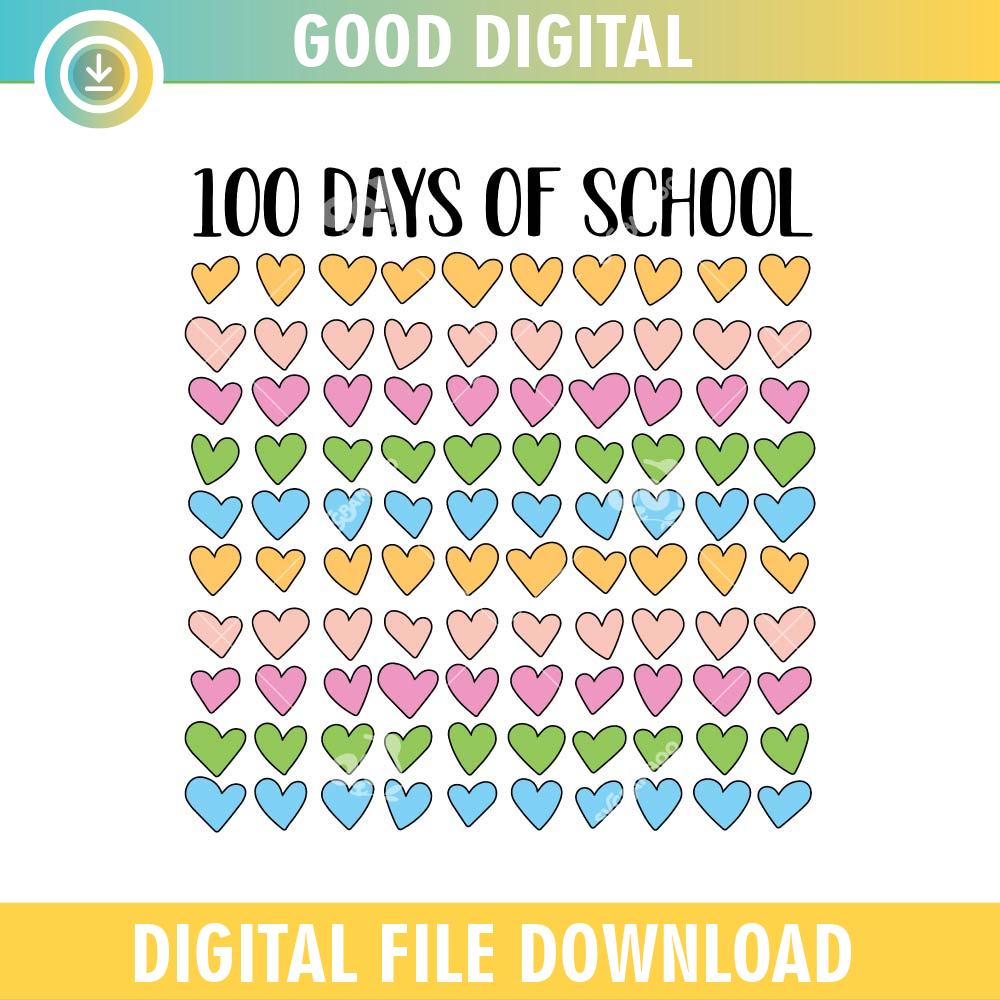 100 Days Of School Hearts SVG PNG.jpg