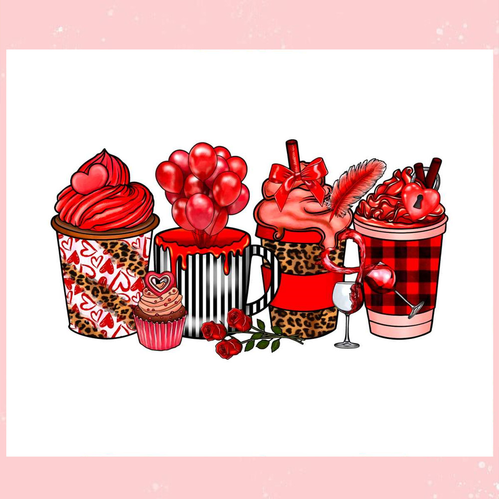 Retro Happy Valentine Coffee PNG.jpg