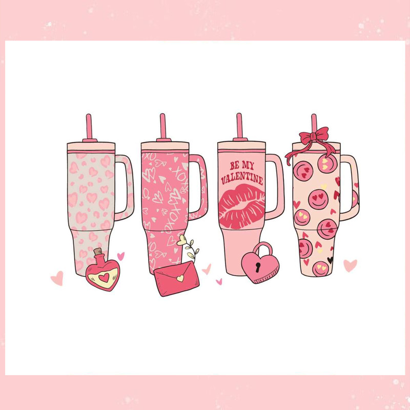 Retro Obsessive Cup Disorder Be Mine Valentine SVG.jpg