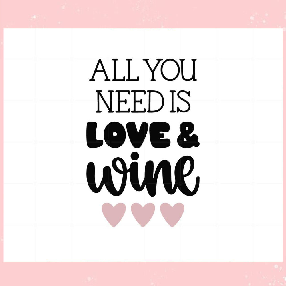Valentine And Wine Svg Best Graphic Designs Cutting Files.jpg