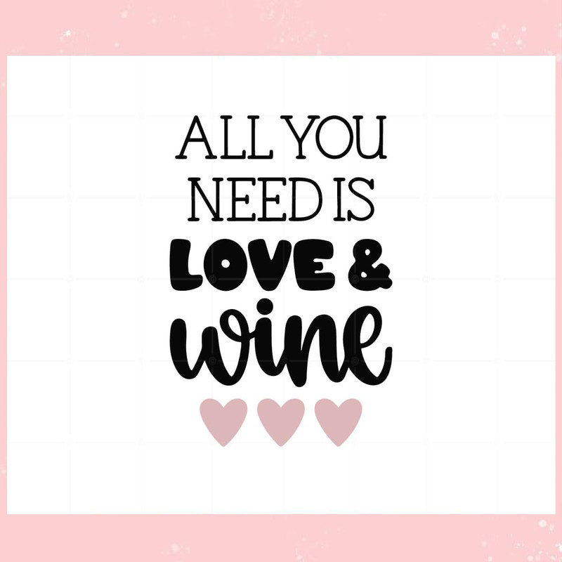 Valentine And Wine Svg Best Graphic Designs Cutting Files.jpg
