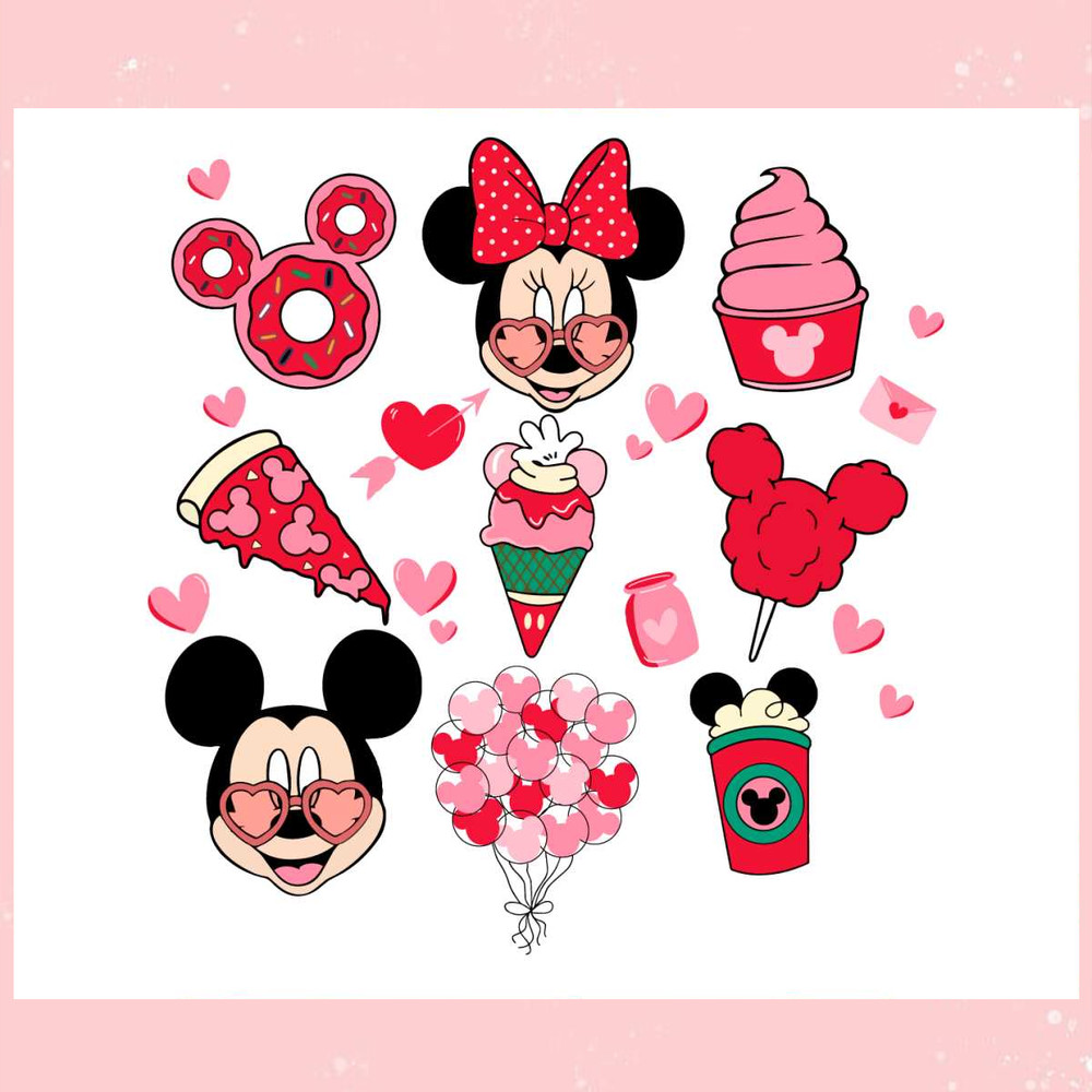 Valentine Mickey And Friends Snacks PNG.jpg