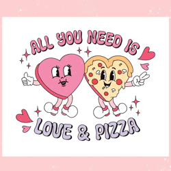 all you need is love and pizza svg,valentine svg,valentine day ,valentine,happy valentine, cupid svg