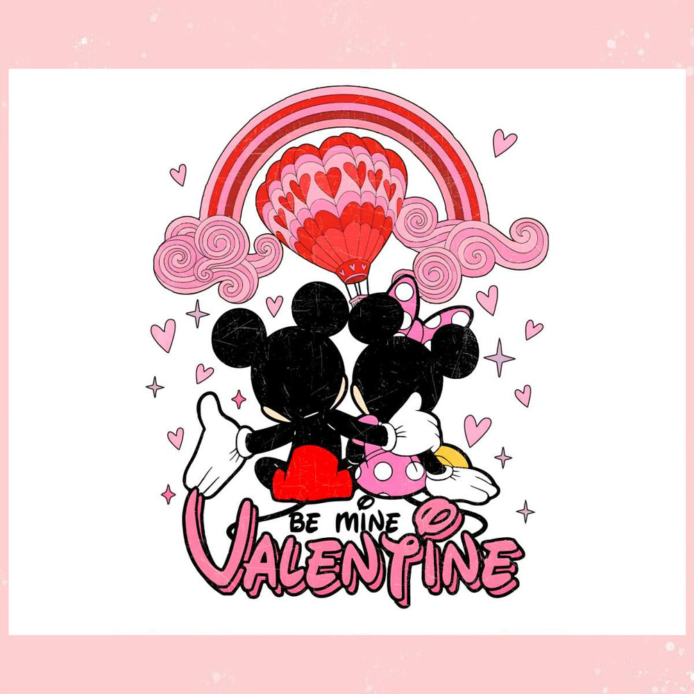 Be Mine Valentine Disney Couple PNG.jpg