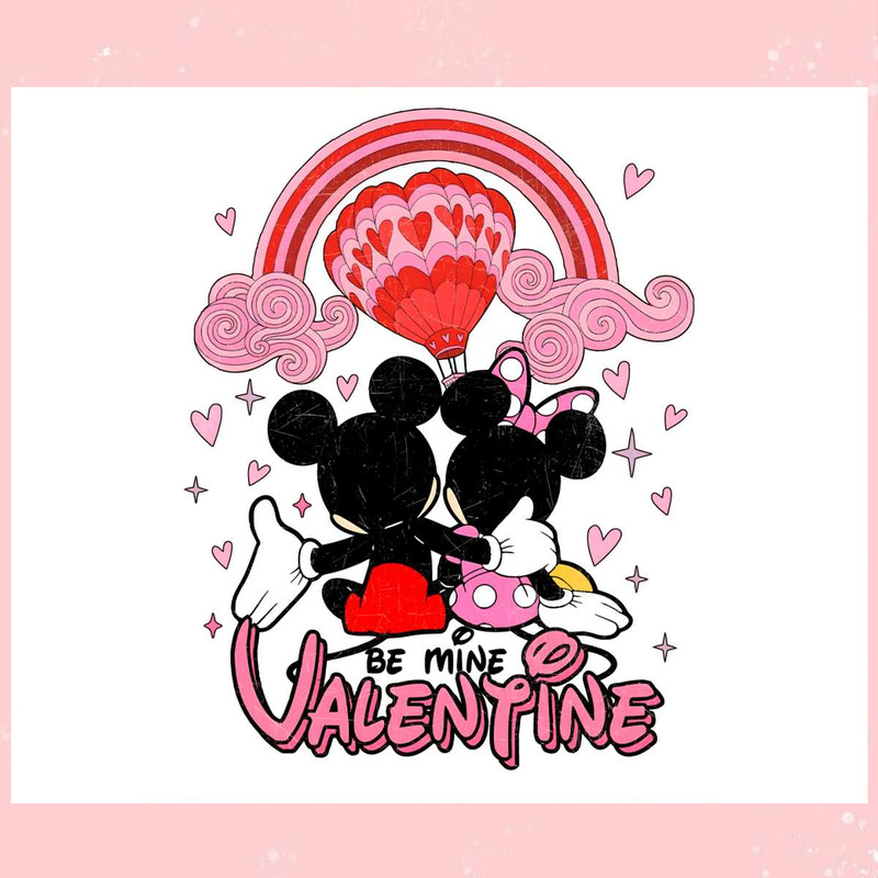 Be Mine Valentine Disney Couple PNG.jpg