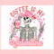Coffee Is My Valentine Pink Skeleton SVG.jpg