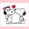 Cute Kissing Snoopy Valentine SVG.jpg