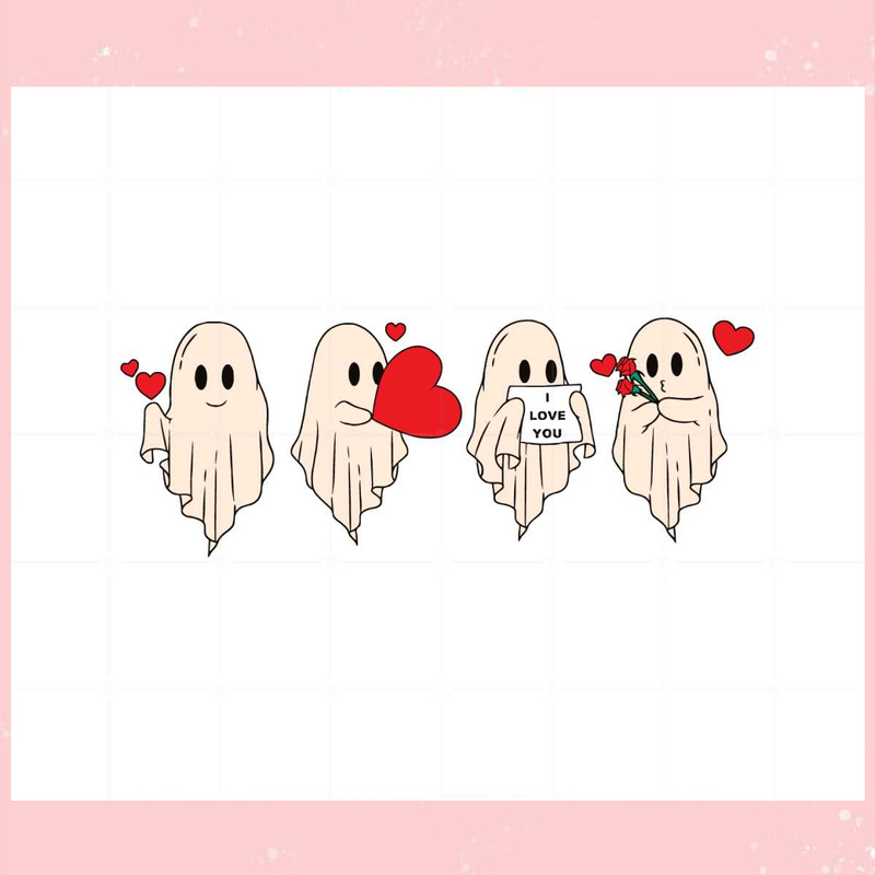 Cute Valentine Ghost Svg Best Graphic Designs Cutting Files.jpg