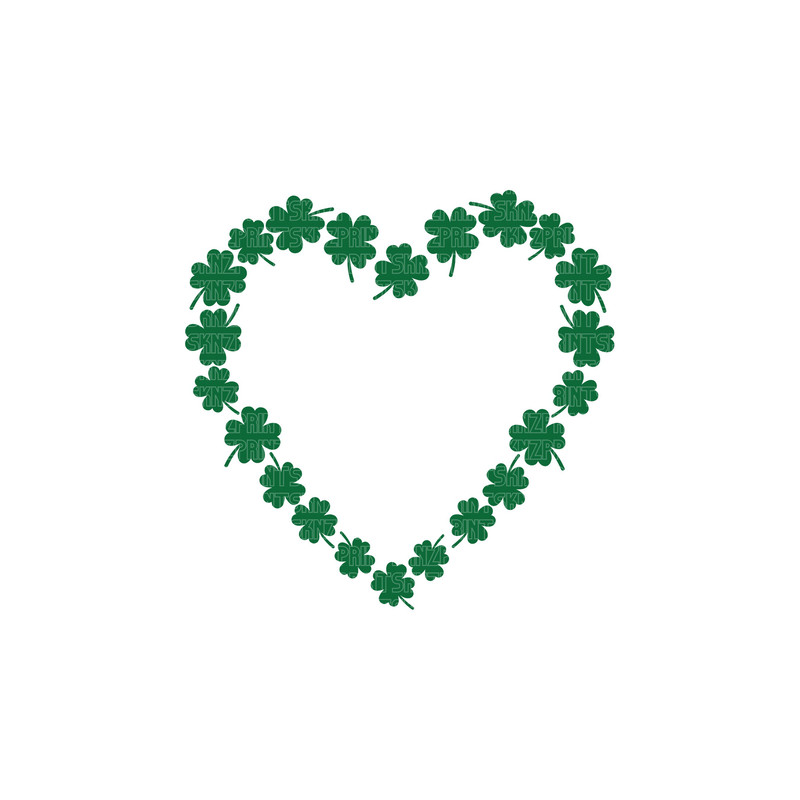st paddys day heart svg, cute shamrock love svg, lucky shamrocks clovers heart cute st patrick's day t-shirt, charmer lucky svg.jpg