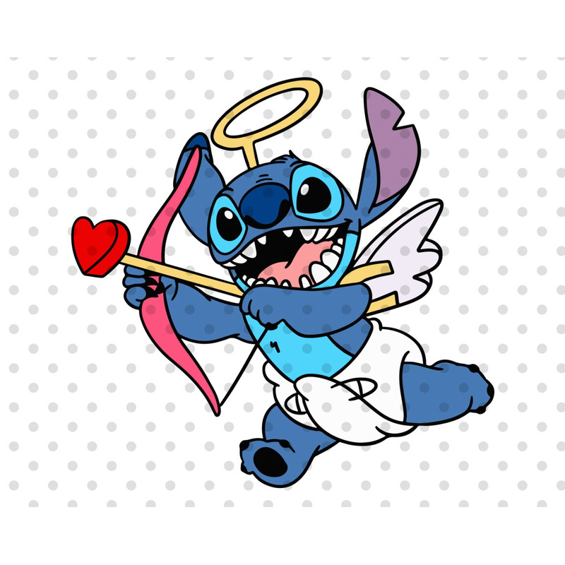 Stitch Cupid svg, Cupid Svg, Stitch Valentines Svg, Valentines day svg, Stitch Love Svg, heart svg, heart banner svg.jpg