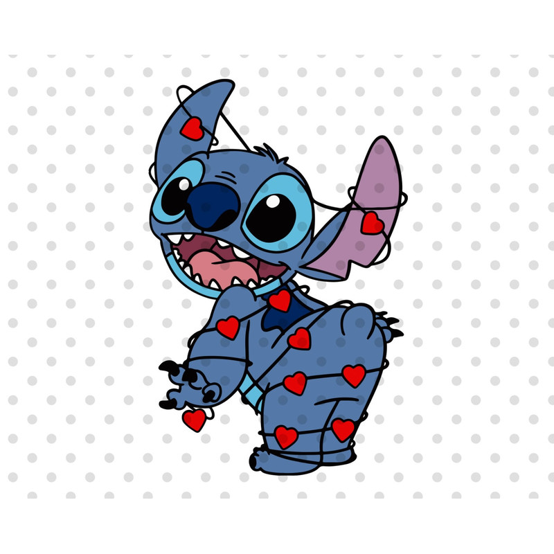 Stitch Valentines Svg, Valentines day svg, Stitch in Love Svg, Stitch heart svg, heart svg, heart banner svg.jpg