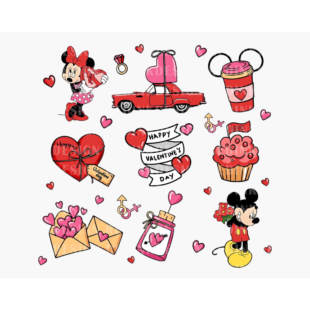Valentine Day Doodle SVG, Valentine Svg, Funny Valentine's Day, Valentine's Day Svg, Valentine Mouse, Mouse Love, Valentines Shirt SVG File.jpg