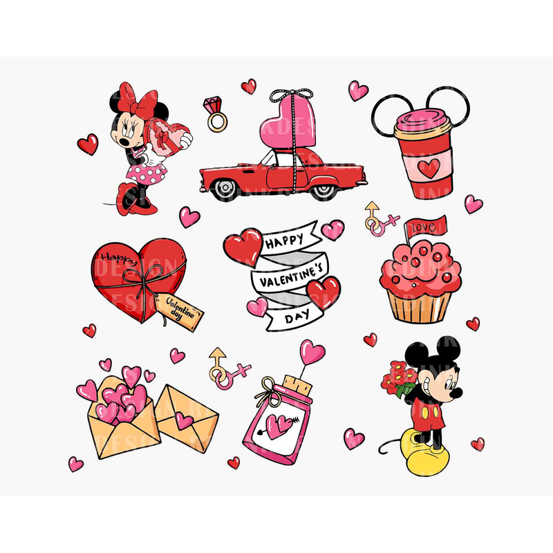 Valentine Day Doodle SVG, Valentine Svg, Funny Valentine's Day, Valentine's Day Svg, Valentine Mouse, Mouse Love, Valentines Shirt SVG File.jpg