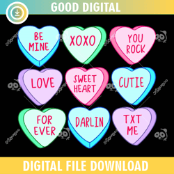 candy sweet hearts love valentines day svg,valentine day svg,valentine day 2024, happy valentine,couple