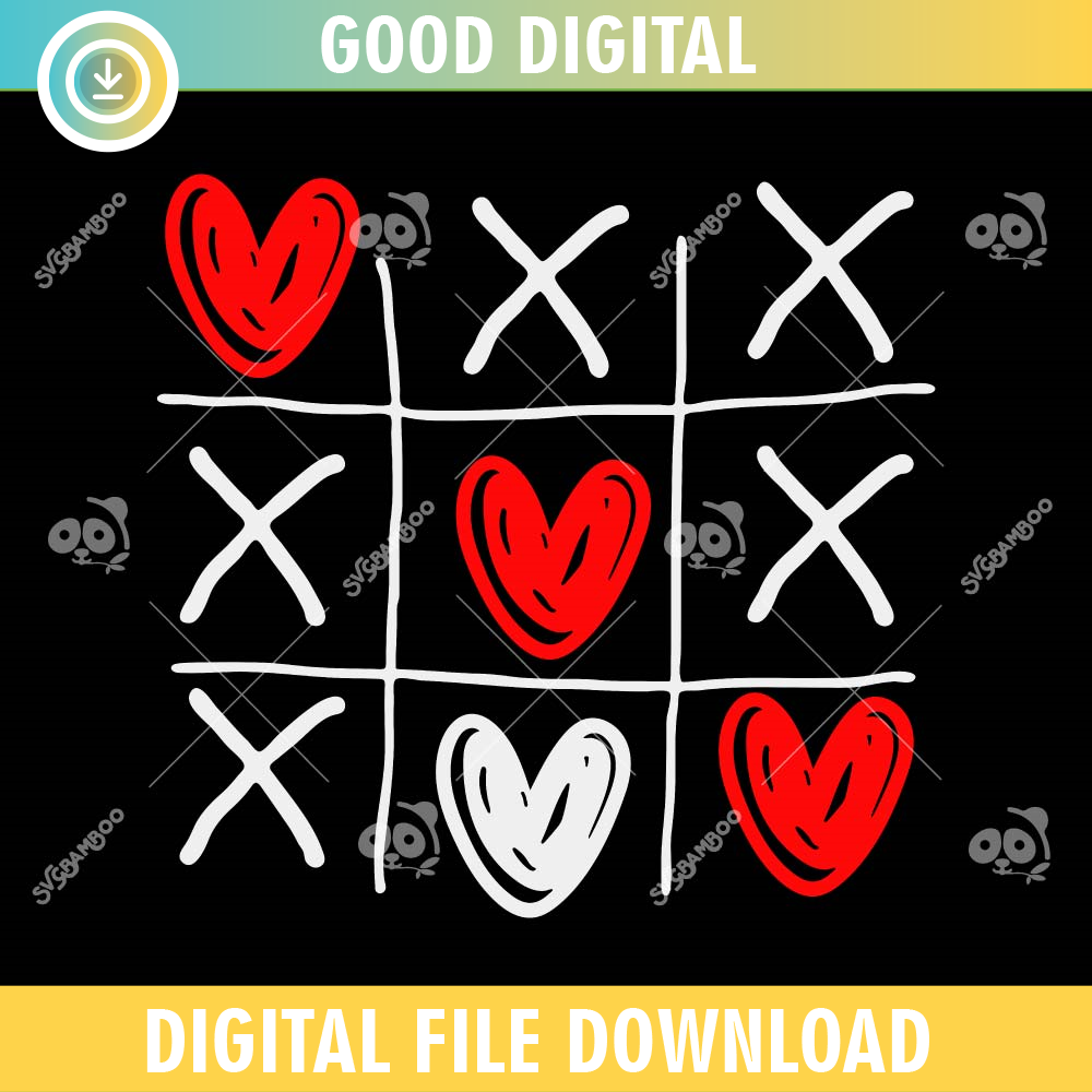 Cute Tic Tac Toe Hearts SVG PNG.jpg