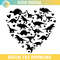 Dinosaur Heart Black And White SVG PNG.jpg