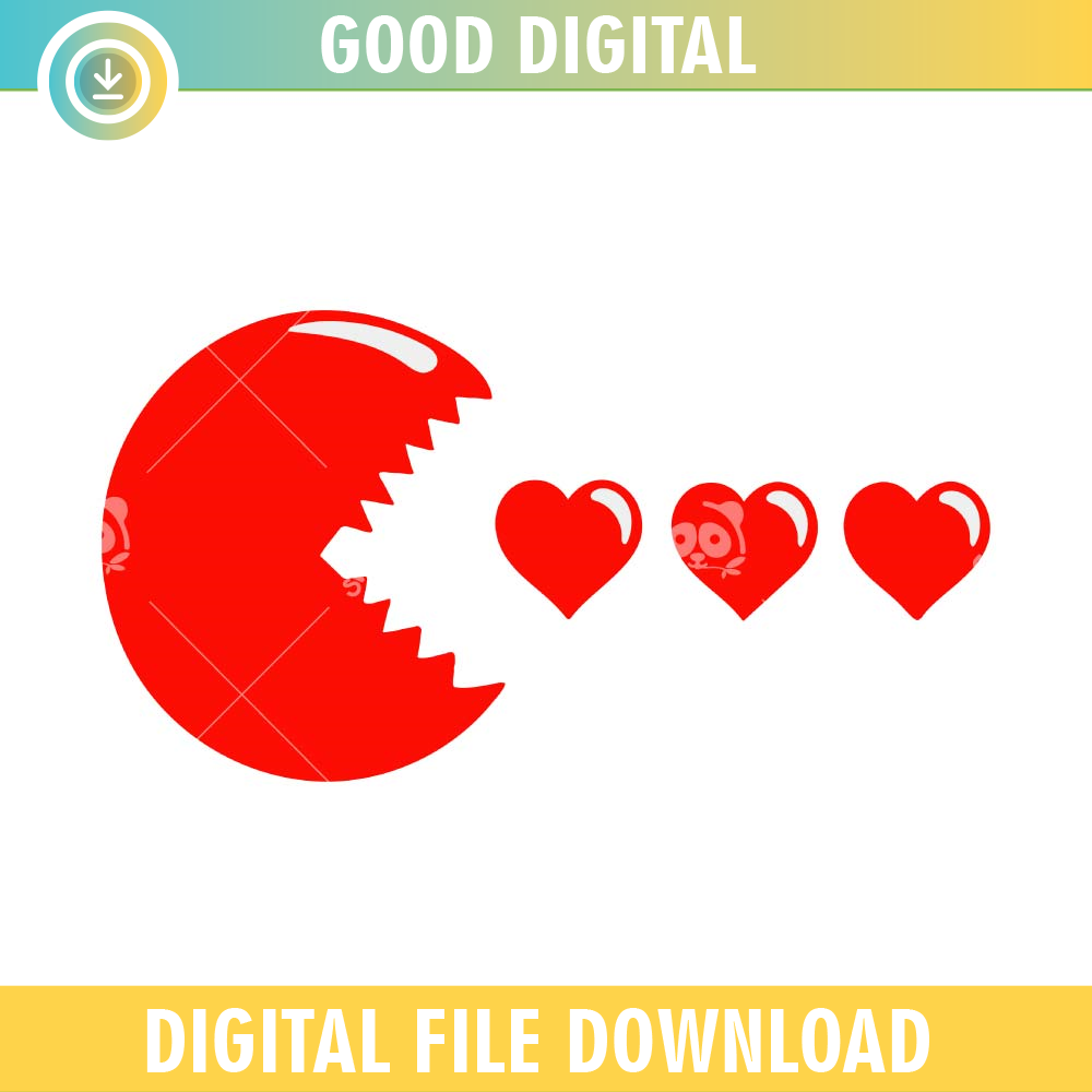 Gamer Valentines Day Hearts SVG PNG.jpg