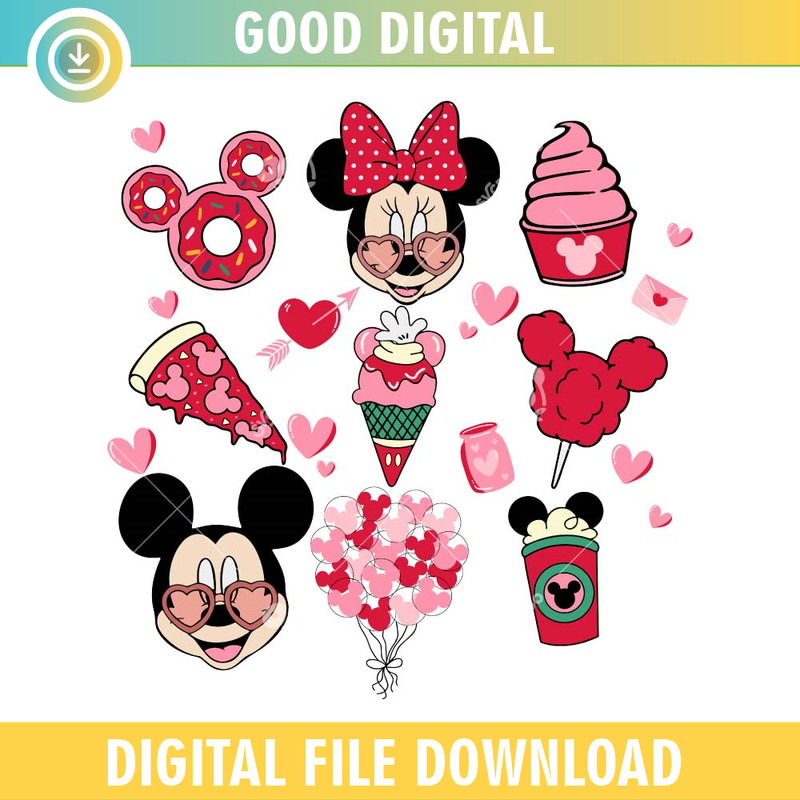Valentine Mouses And Friends SVG PNG.jpg