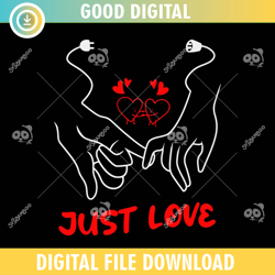 valentines day hearts just love svg png,valentine day svg,valentine day 2024, happy valentine,couple