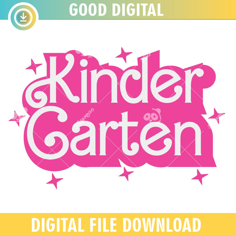 Girl Barbie Kinder Garten SVG PNG.jpg