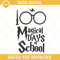 100 Magical Days Of School Embroidery Design, 100 Days Of School Embroidery File.jpg