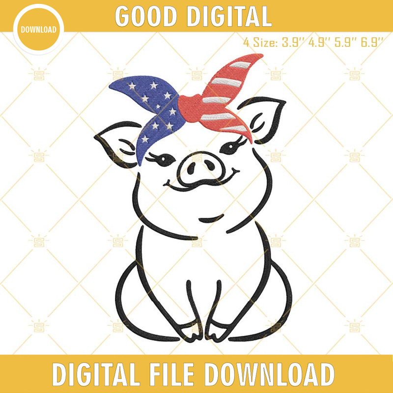 4th Of July Pig Machine Embroidery Designs.jpg