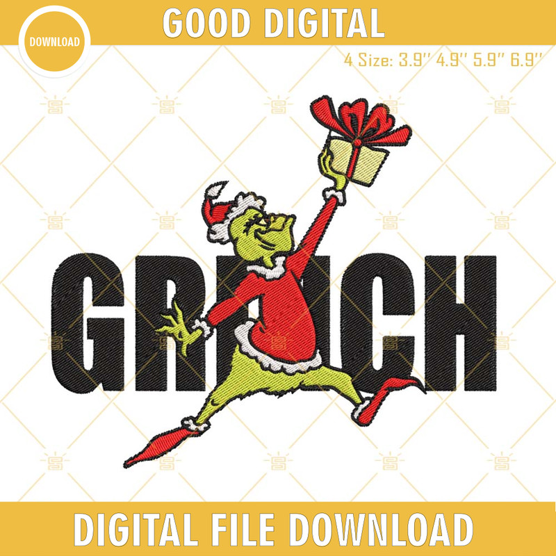 Air Grinch Embroidery Design, The Grinch Machine Embroidery Files.jpg
