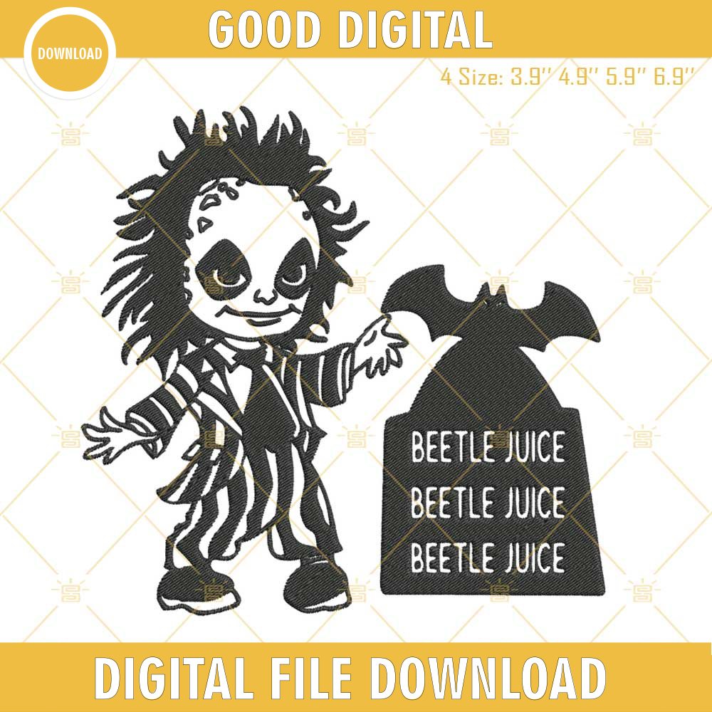Baby Beetlejuice Machine Embroidery Design File.jpg