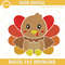 Baby Turkey Embroidery Designs, Cute Turkey Thanksgiving Machine Embroidery files.jpg