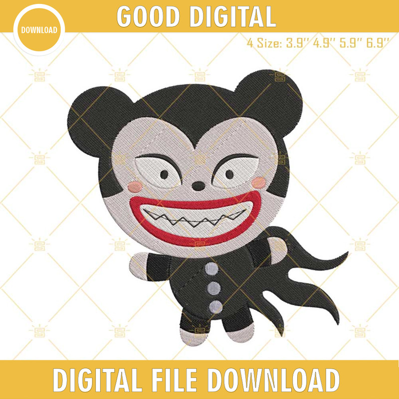 Baby Vampire Teddy Embroidery Designs, Nightmare Before Christmas Vampire Embroidery Files.jpg