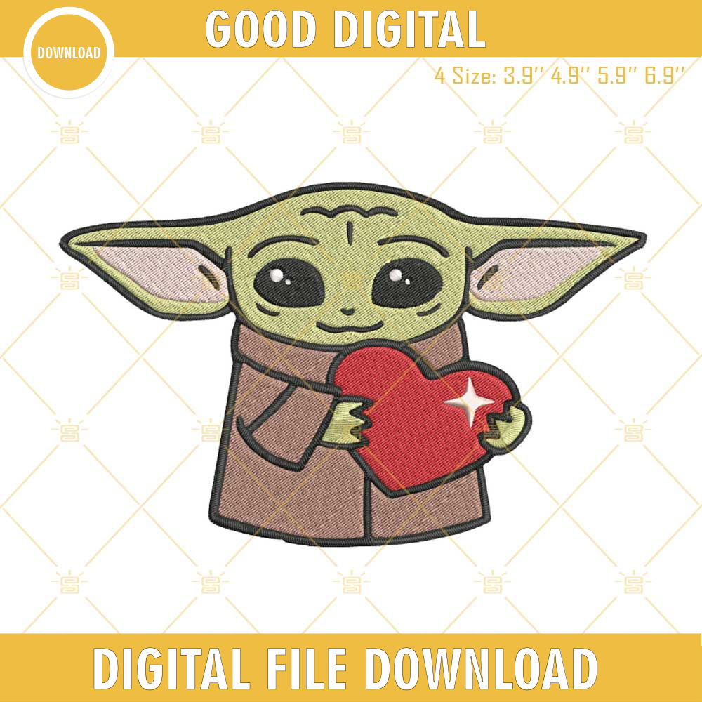 Baby Yoda Machine Embroidery Design File.jpg