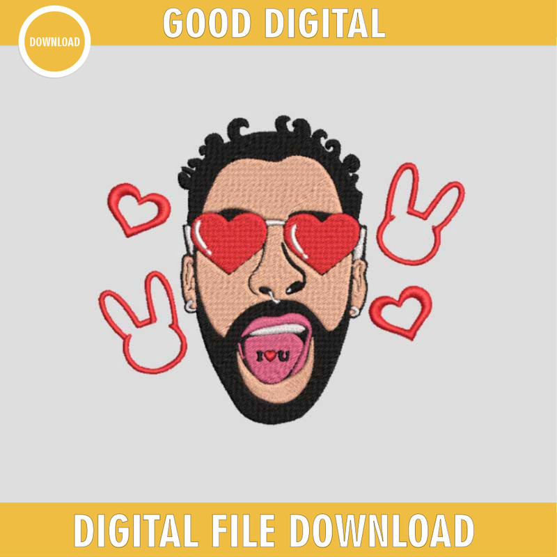 Bad Bunny Embroidery Designs, Bad Bunny Embroidery, Bad Bunny Embroidery Digital Download.jpg