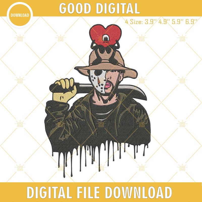 Bad Bunny Jason Voorhees Halloween Embroidery Designs.jpg