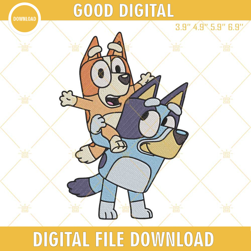 Bandit Heeler Piggyback Bluey Embroidery Design Files.jpg