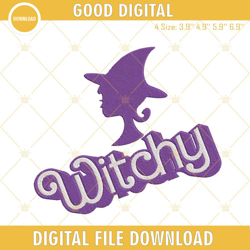 Barbie Witchy Embroidery Designs, Barbie Witch Halloween Embroidery Pattern Files.jpg