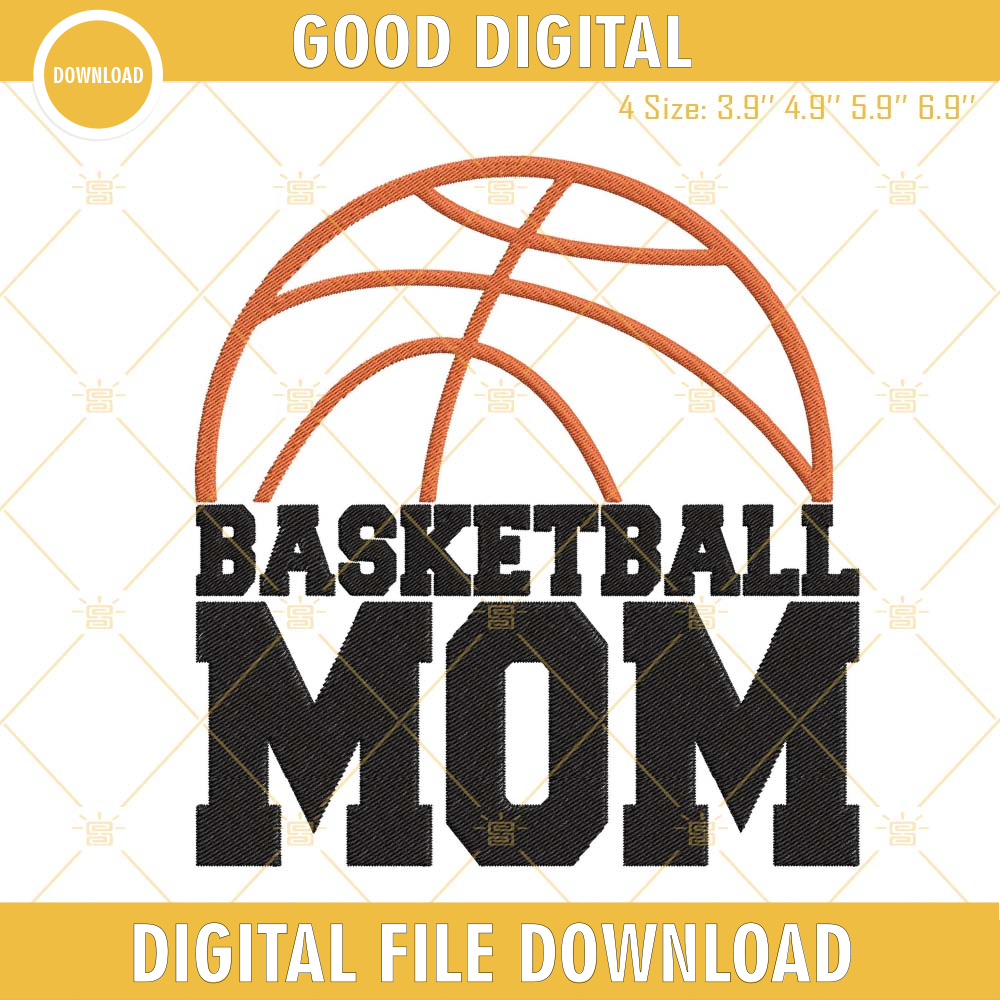 Basketball Mom Embroidery Files, Family Basketball Embroidery Designs Download.jpg