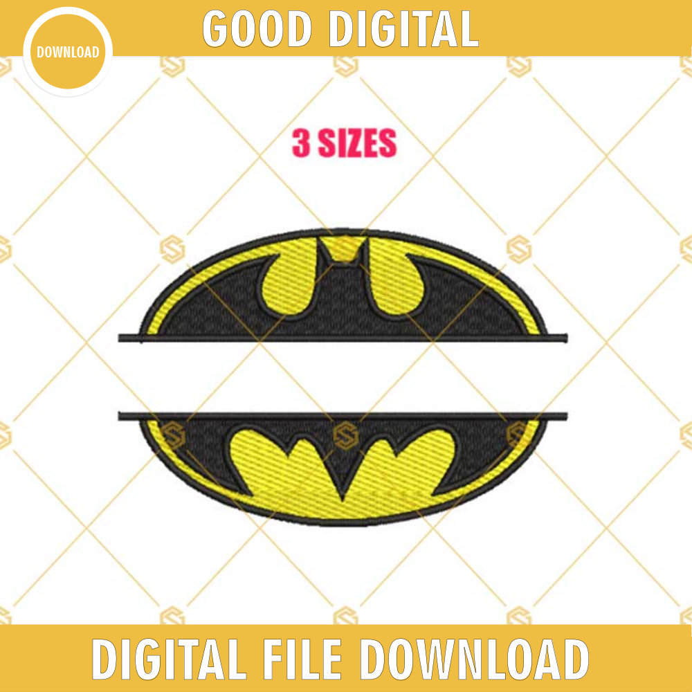 Batman Logo Monogram Embroidery Designs, Batman Logo Embroidery Design File, Batman Machine Embroidery Design.jpg